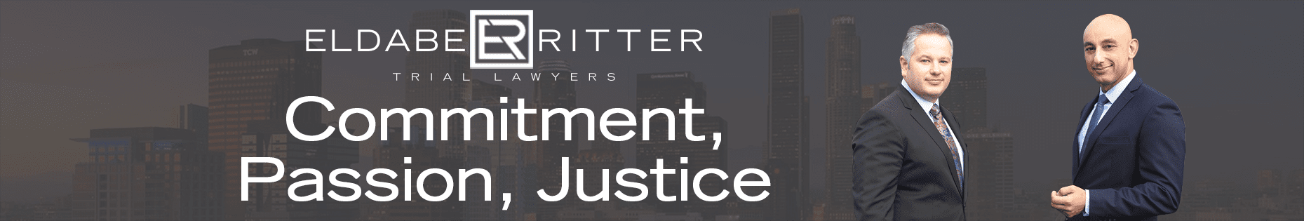 Commitment, Passion, Justice banner