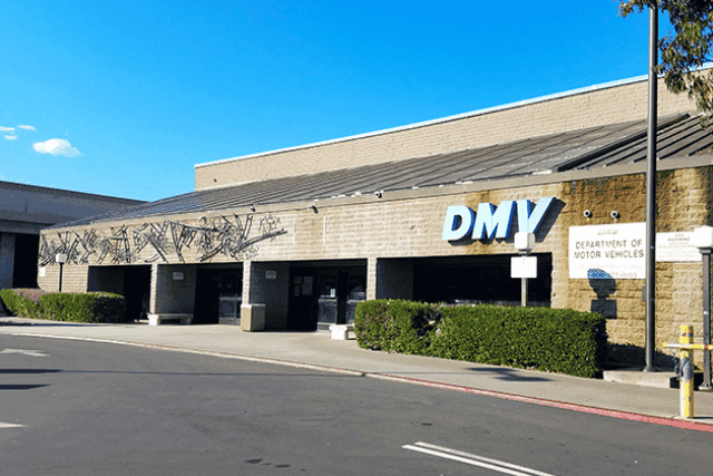 Exterior photo of the Los Angeles DMV