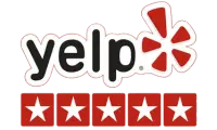 yelp 5 star review logo