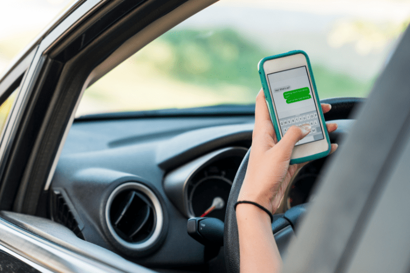 driving while using a cell phone