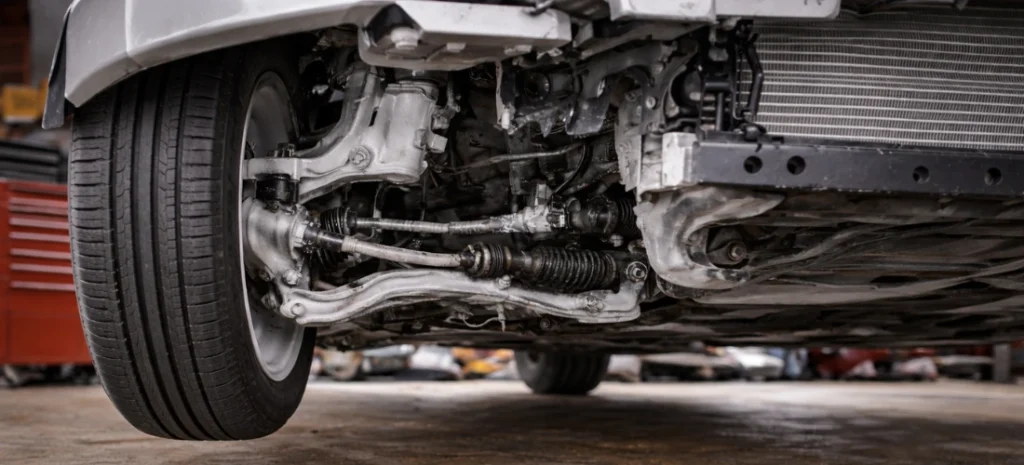 suspension and steering problems in a vehicle