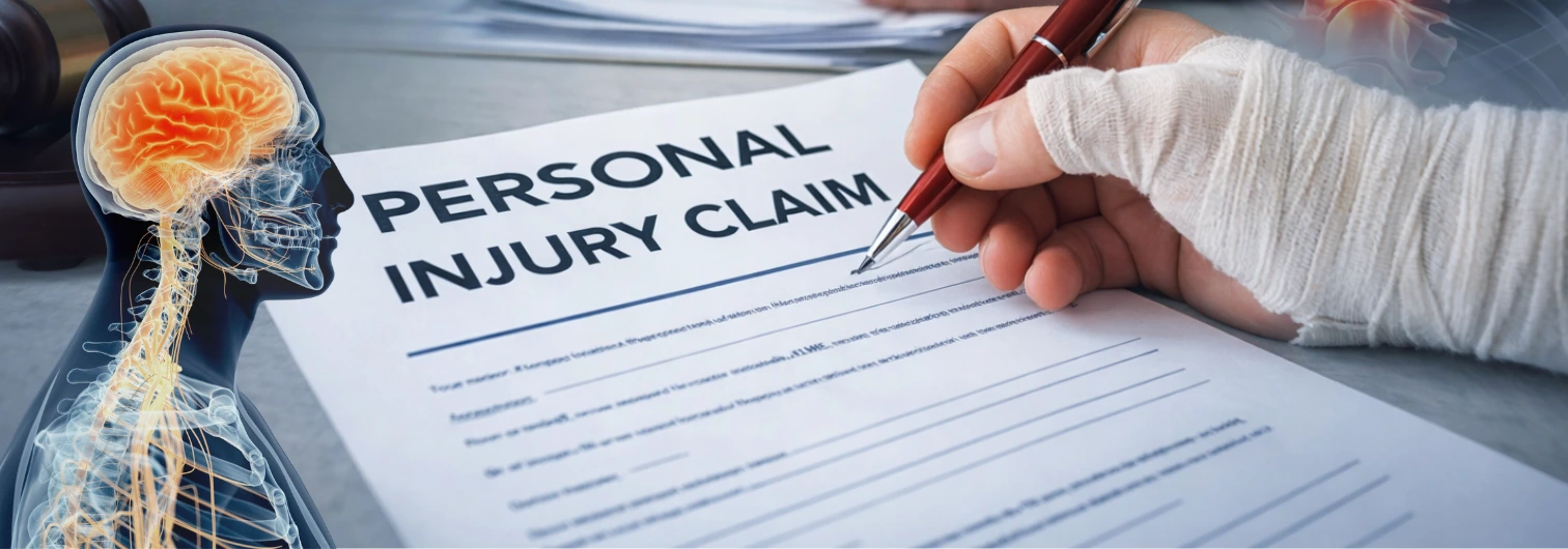 individual with a traumatic brain injury or spinal cord injury filing a personal injury claim