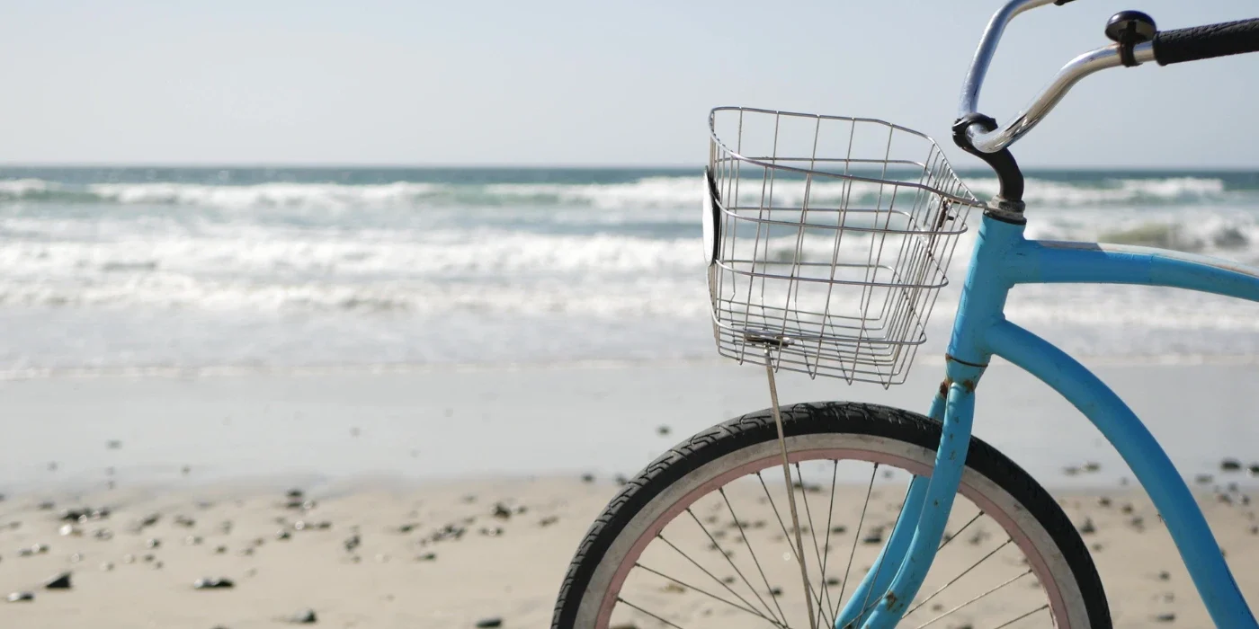 bicycle by the beach